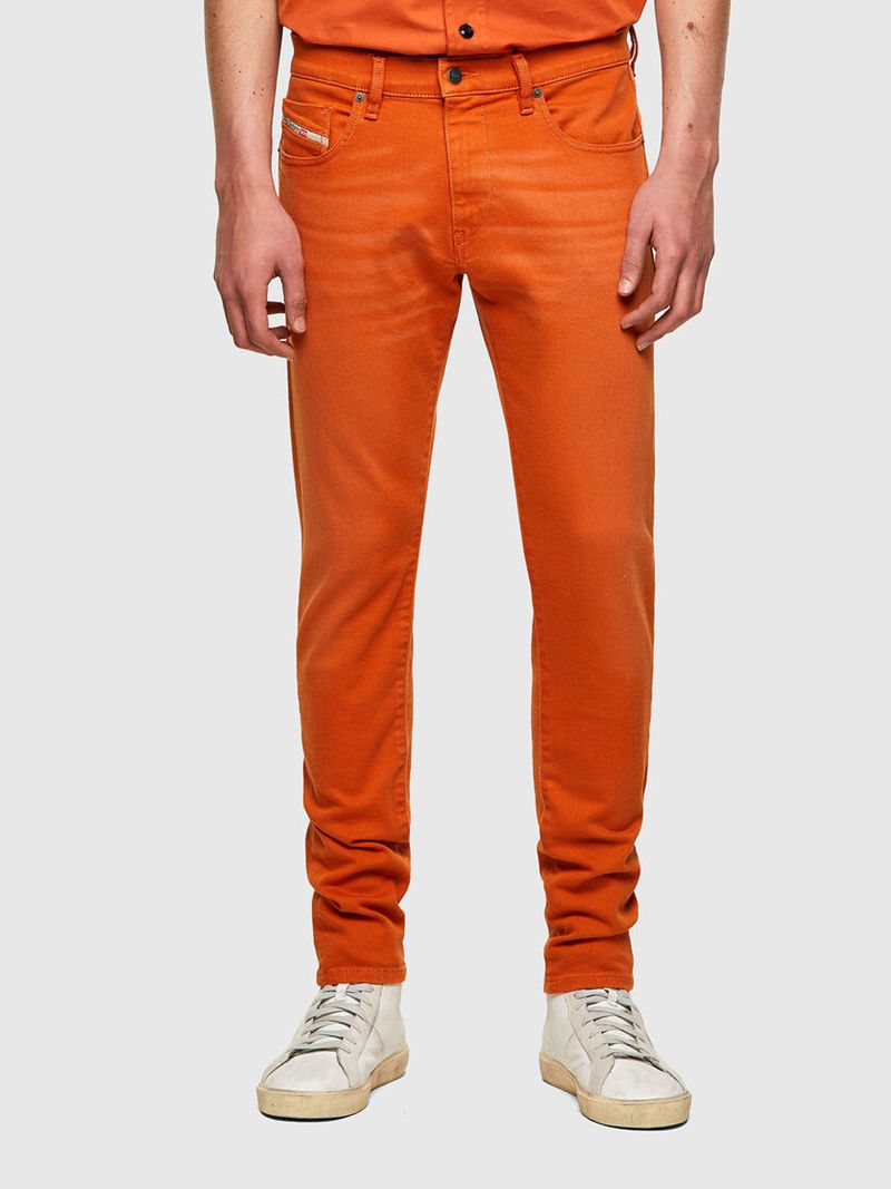 Jeans Slim Diesel D-Strukt 009zf Homem - Laranja DEBQZ-7396